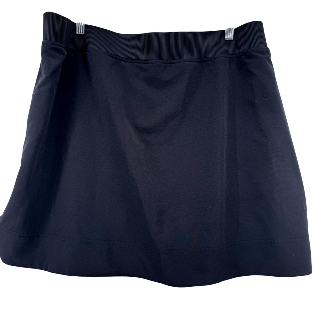 32‎ Degrees Cool Womens Black Active Skort XL Elastic Waist Athletic Golf Tennis